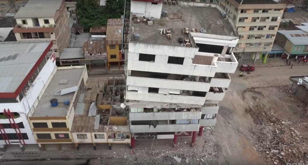 Ecuador Earthquake Drone Disaster Response