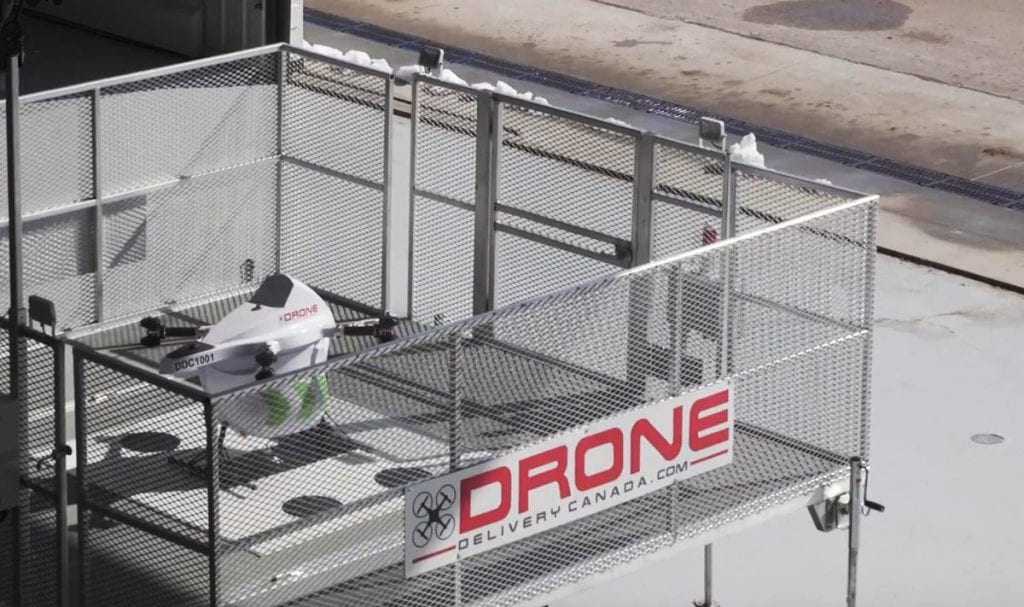 DroneSpot (TM) provides secure take off and landing