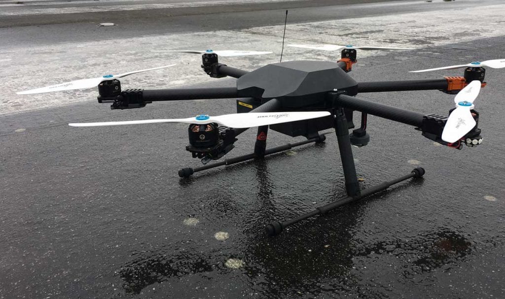 One of Uavia's drones
