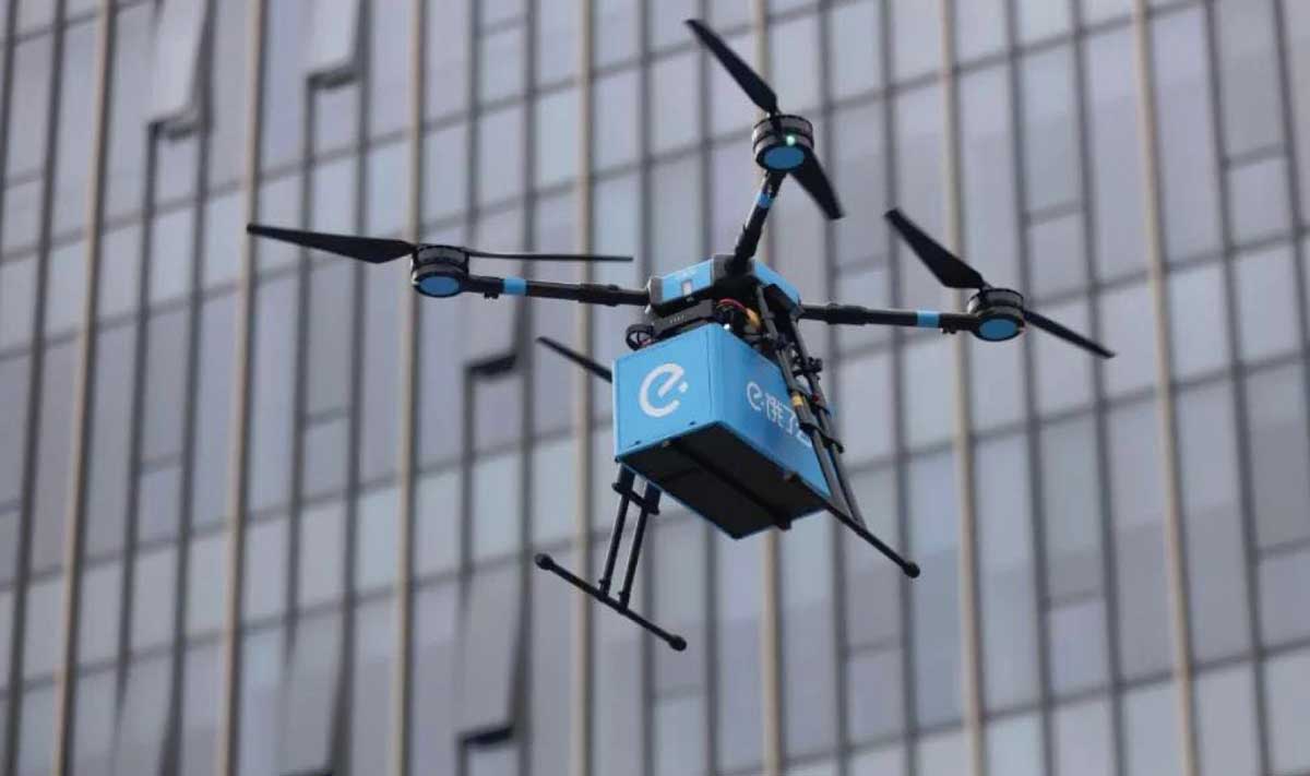 Ele.me's food delivery drone | Wechat