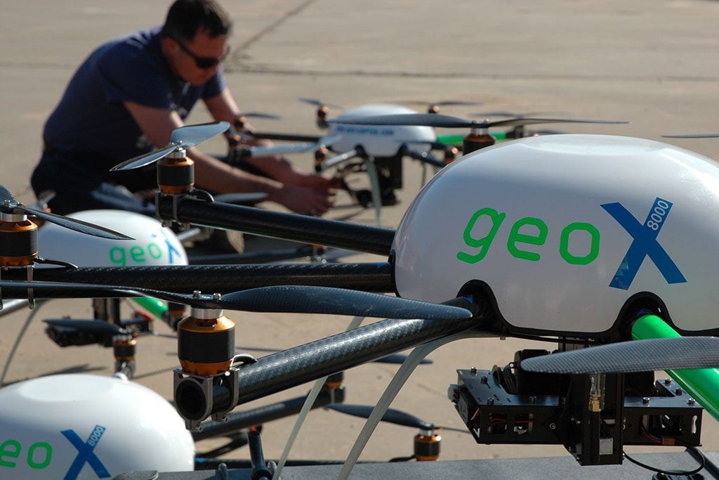 Octocopter system GeoX-8000