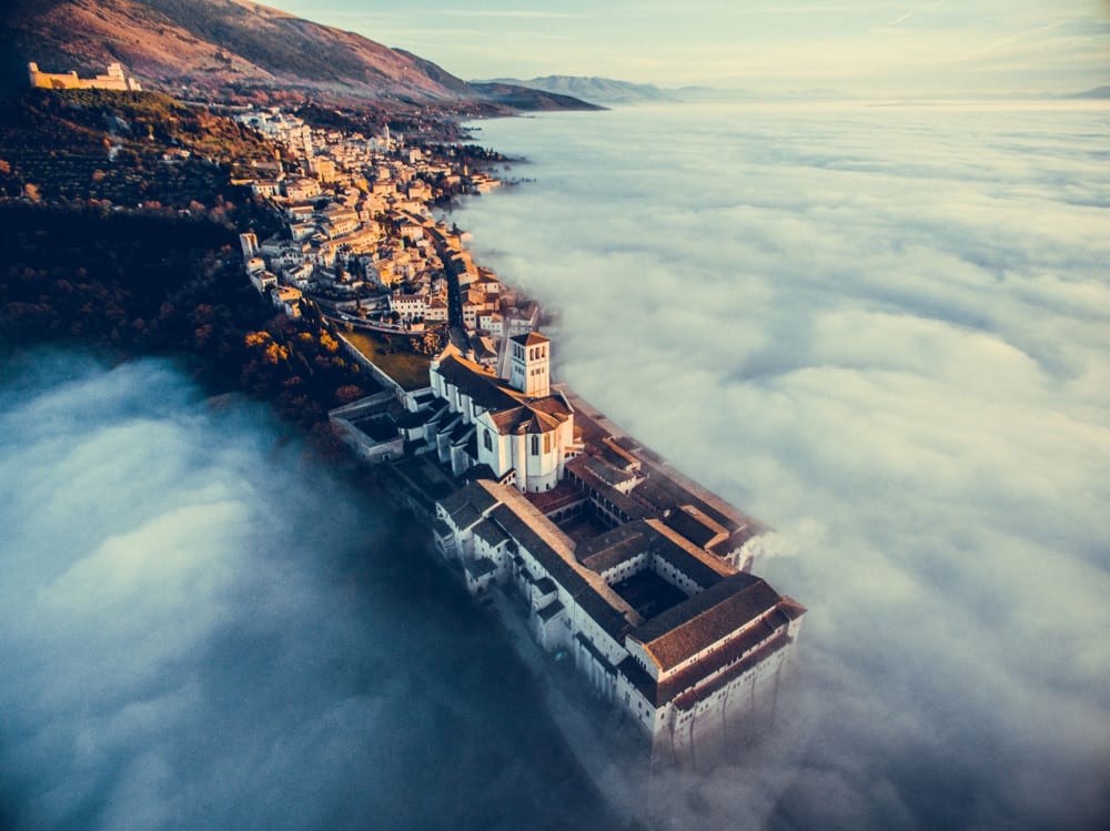Assisi Over Clouds