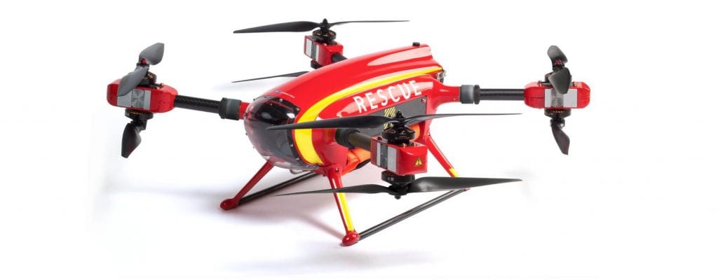 The Auxdron Lifeguard Drone. Image Credit: GeneralDrones