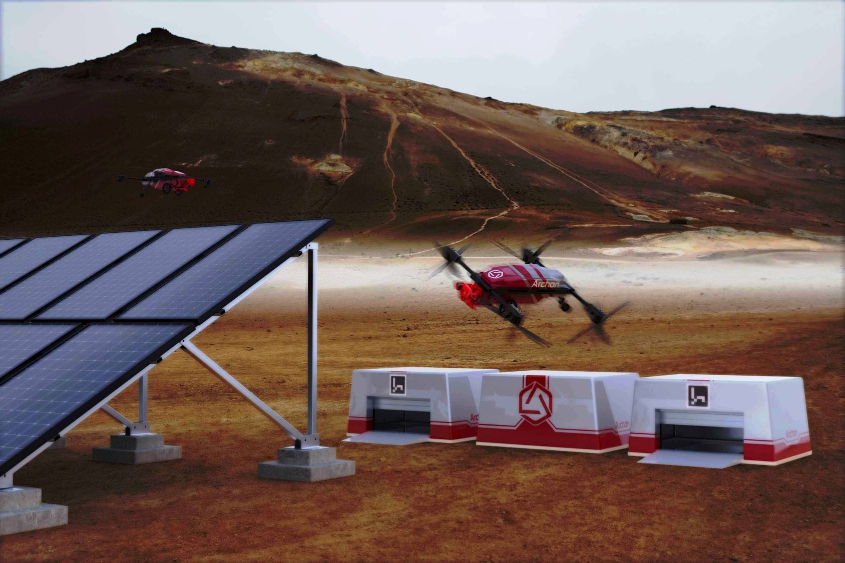 A solar drone developed by Archon
