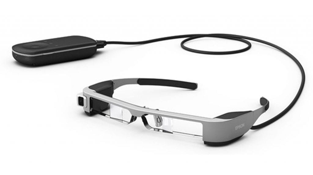 The Moverio BT300 smart glasses