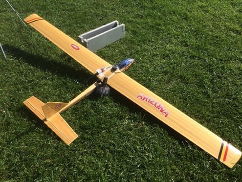Second fixed-wing drone tested and equipped with the ZOOM H1 Handy Recorder