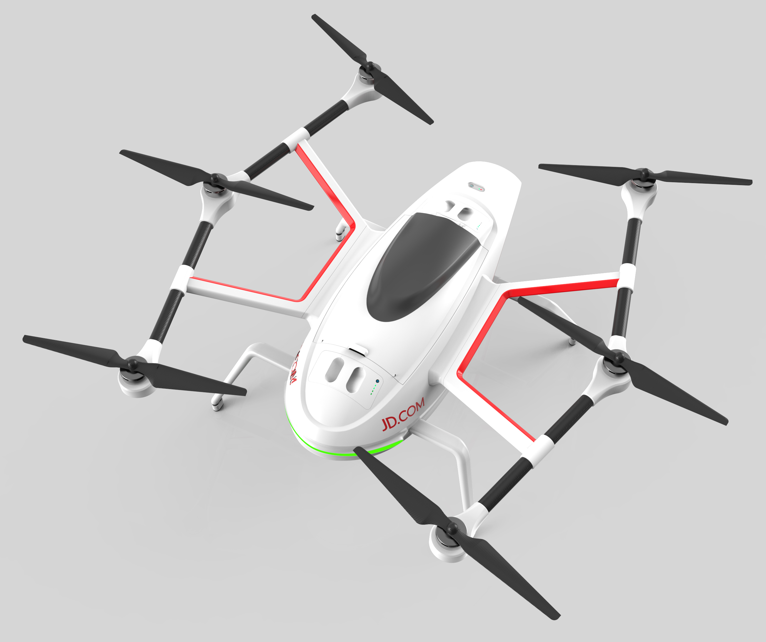 JDrones can fly up to 100 kph and deliver packages weighing up to 30 kg — with others being tested to carry as much as 200 kg.