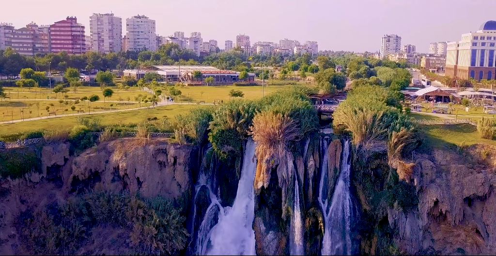 Düden Waterfalls, Antalya, Turkey – Drone Footage | Drone Below