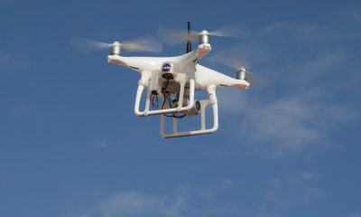 A Phantom 4 unmanned aircraft system proves technology that drone pilots used during the Hurricane Harvey search and rescue and damage assessment effort.
