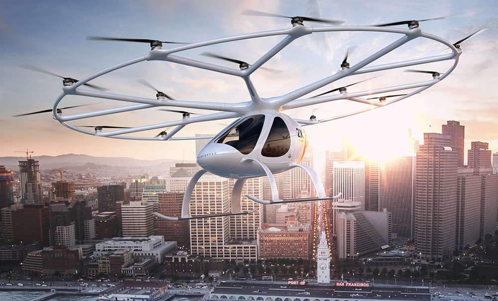 18 quiet rotors, simple operation using a single joystick and the highest degree of reliability using superior design: The Volocopter 2X turns the vision of “flight for all” into reality. No combustion engine, no noise, no complex mechanics. Just step on board, fly off and arrive in comfort. Welcome to today’s innovative mobility concept.