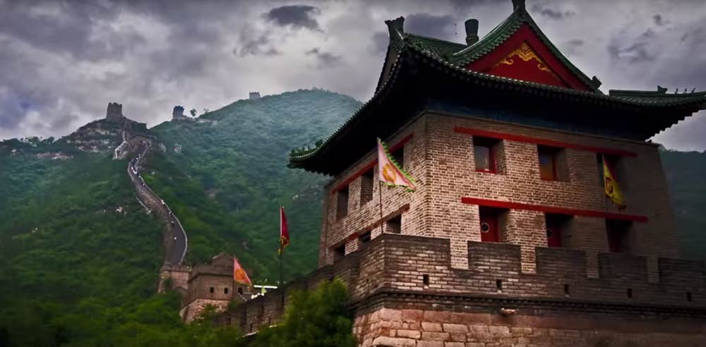 Great Wall of China Drone Footage