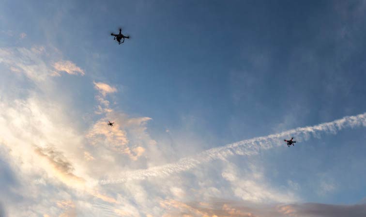 Pyeongchang Drones Catching Drones