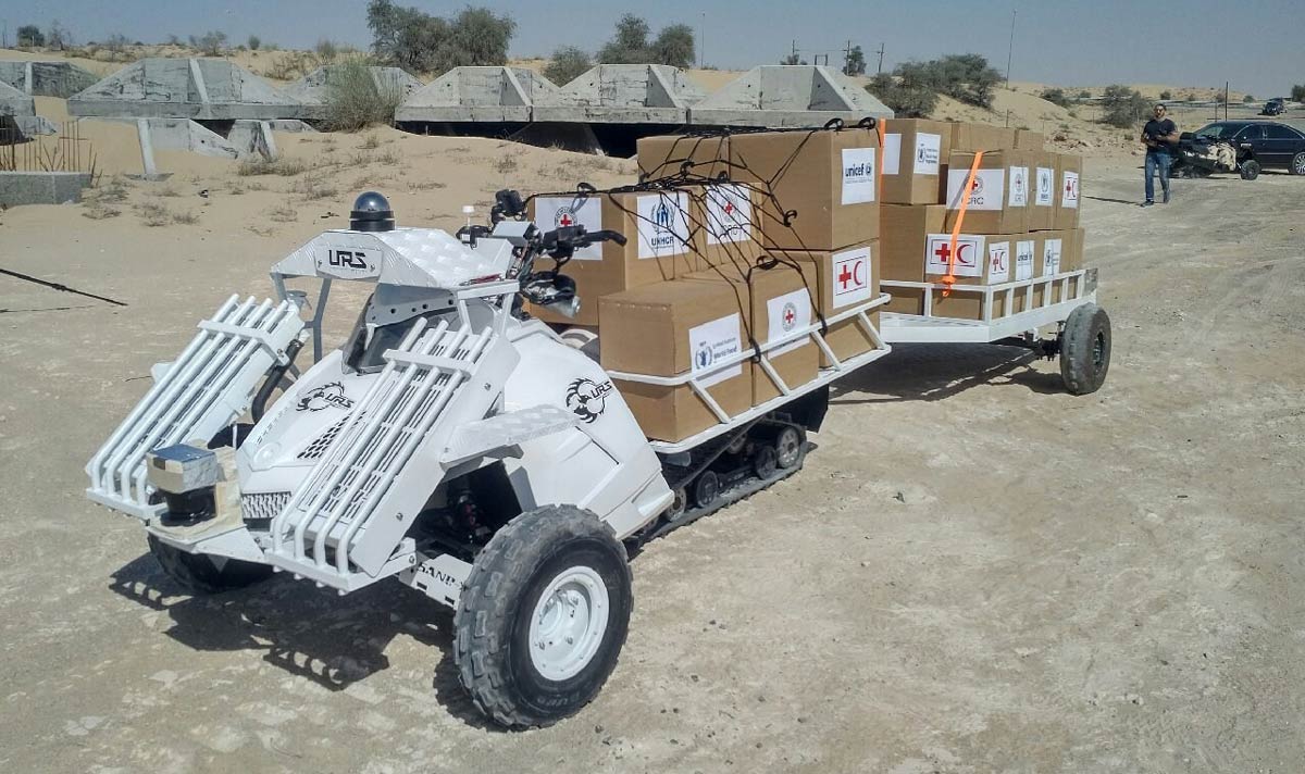 The URS Laboratories Limited SXM Series is both a manned and semi-autonomous unmanned ground vehicle (UGV), which is proven rugged and reliable by operators globally.