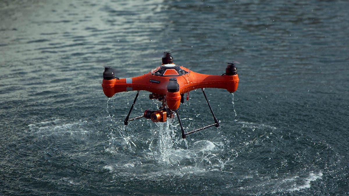It's Swell, Bro: Splash Proof Drone Perfect for Fishing