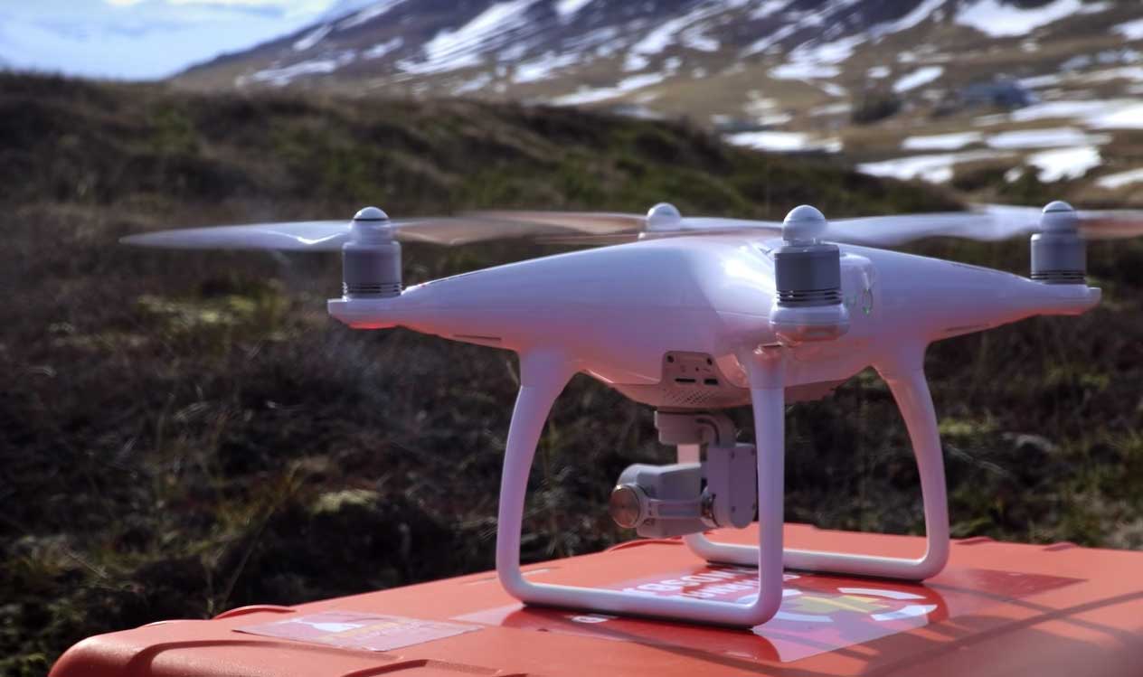 DJI Phantom used in Search and Rescue