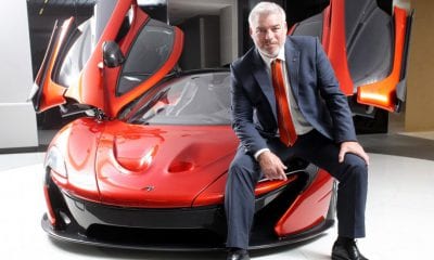 Design chief Frank Stephenson poses with the McLaren P1 | Paul Yeung