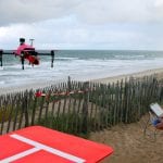 After a successful trial period, the rescue drones are used in the high season until September on the Atlantic coast of France | Bob Edme/AP