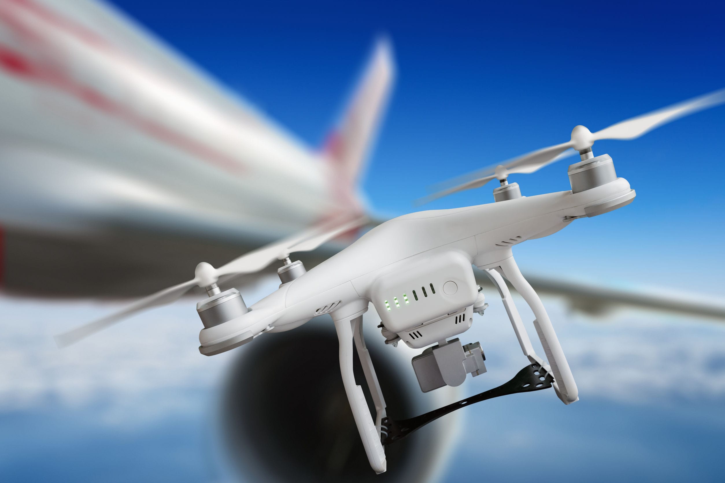 dangerous incident - aircraft passed just near drone and avoided collisions