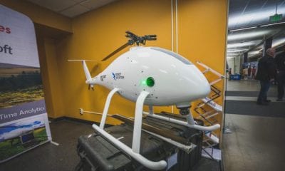 A 'drone-copter' at last year's Drone Focus conference | Drone Focus