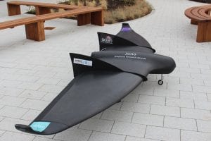 Juno - a novel UAV with a graphene skin, designed and built by University of Central Lancashire (UCLan) with the graphene supplied by Haydale