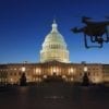 A drone over the White House