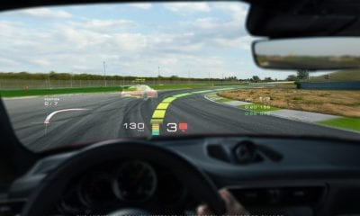 Holographic augmented reality head-up display technology, WayRay, 2018, Porsche AG