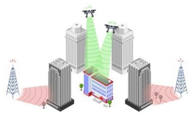 Drones boost cell tower transmission