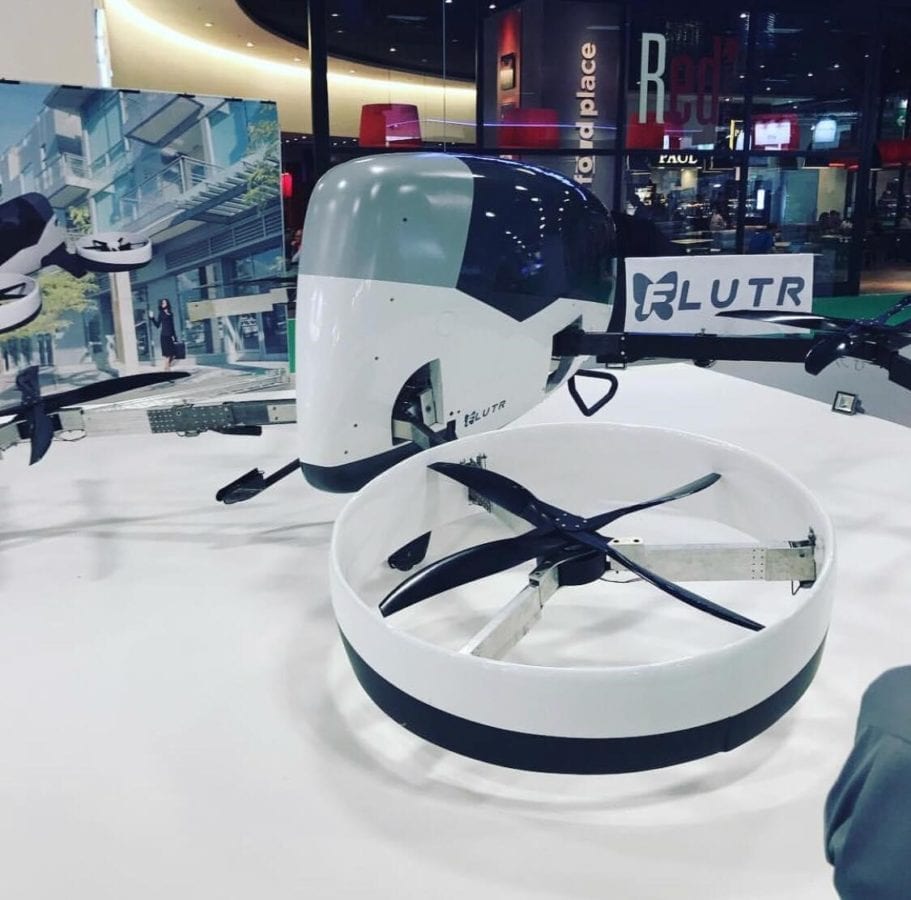 Paris Motor Show 2018: FLUTR Debuts as one of the First Passenger-Carrying Drones
