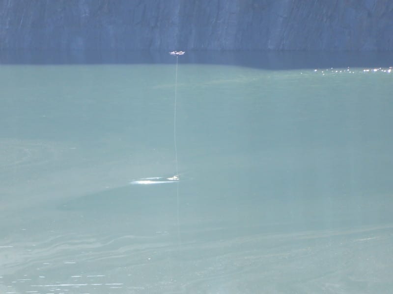 Water sampling UAV in action