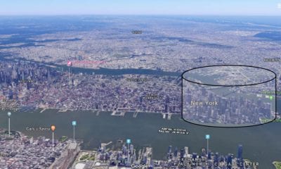 e perimeter of the black cylinder denes a geofence for the nan- cial district of Manhattan, NYC.