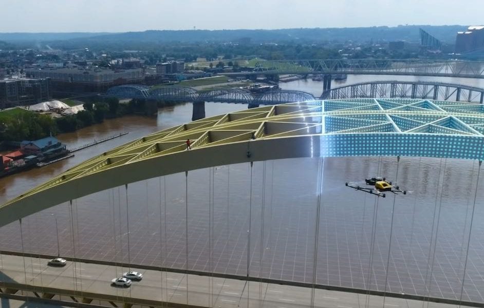 Intel Showcases Drones for Bridge Inspections | Drone Below