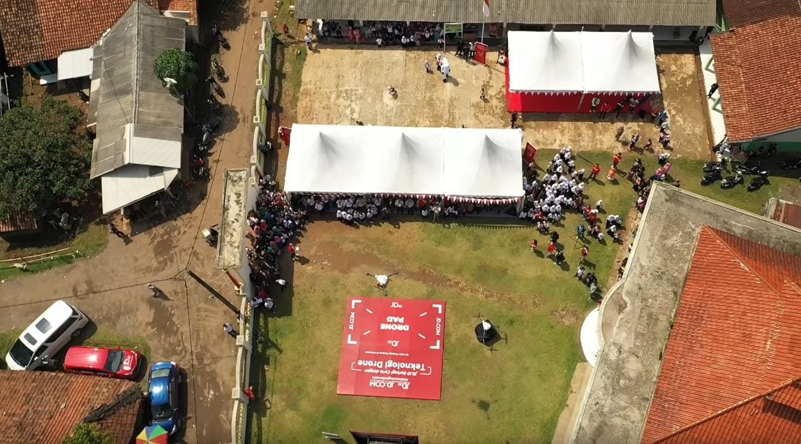 JD.com Launches First Government Approved Drone Flight in Indonesia