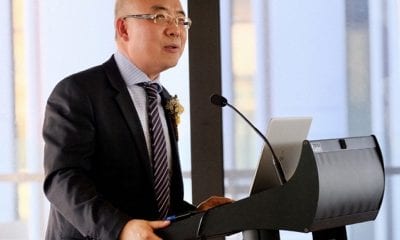 "The potential benefits are endless": Professor Joe Dong, Director of the UNSW Digital Futures Grid Institute, at the event.