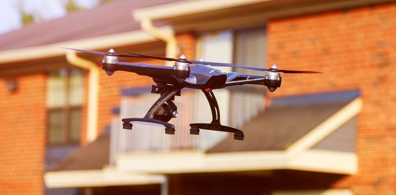 Is this drone a threat? ungvar/Shutterstock.com