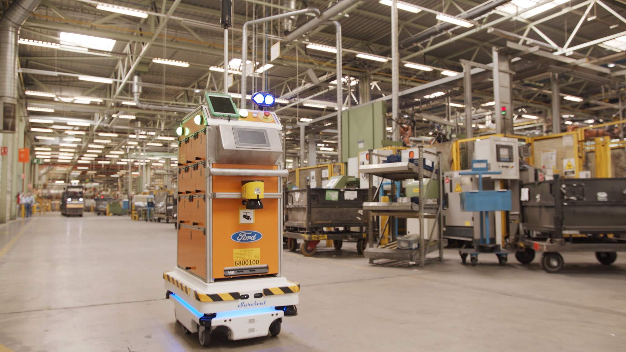 Ford's Clever Little Robot Frees Up 40-Employee Hours Daily | Drone Below