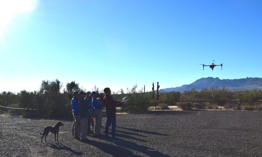 A Thermal Sensing Drone For Citizen Science Research Drone Below