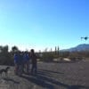 First flight at the aerial imaging workshop held in the McDowell Sonoran Preserve