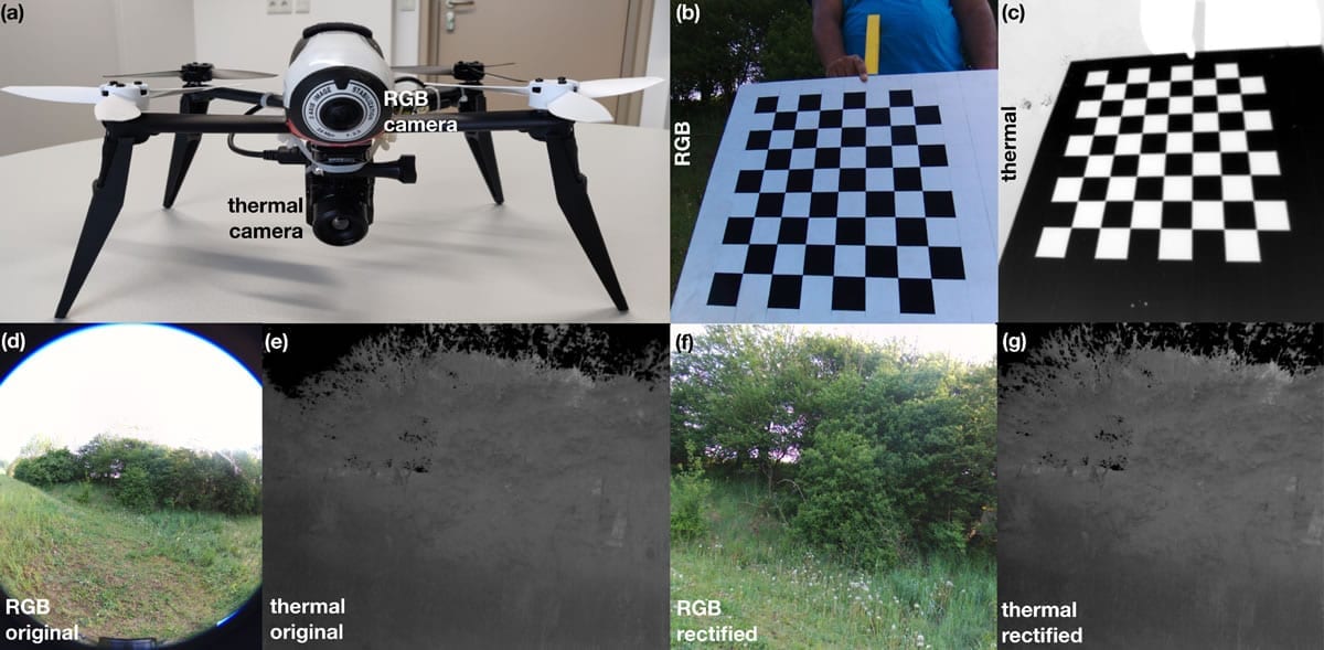 Camera Drone with RGB and Thermal Cameras for Optical Sectioning ...